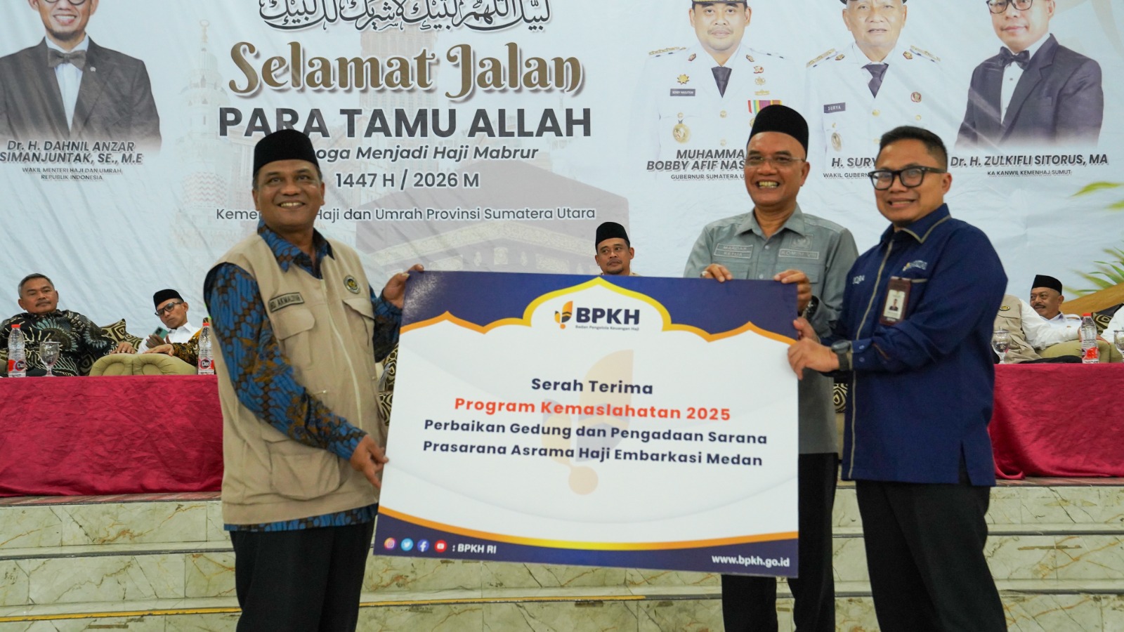 Dari Umat Kembali ke Umat: BPKH Salurkan Rp1,77 Miliar Guna Pastikan Jemaah Sumut Nyaman Beribadah