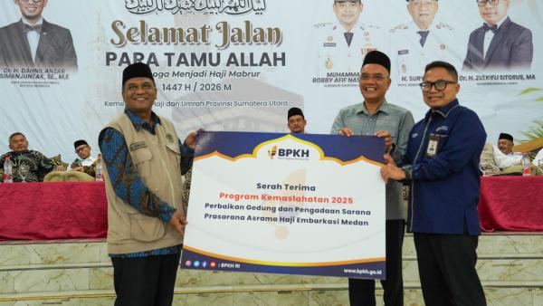Dari Umat Kembali ke Umat: BPKH Salurkan Rp1,77 Miliar Guna Pastikan Jemaah Sumut Nyaman Beribadah
