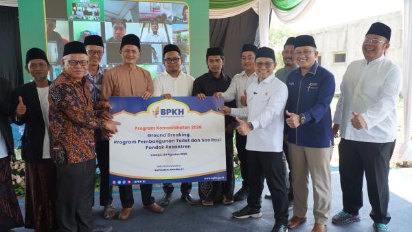 BPKH Dukung Program 10.000 MCK Pesantren, Perkuat Akses Sanitasi Layak bagi Santri