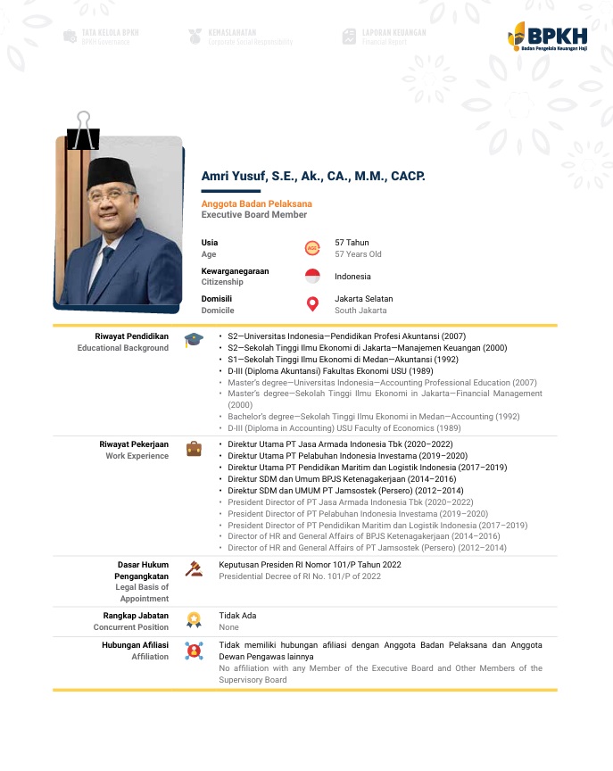 Biodata Amri Yusuf