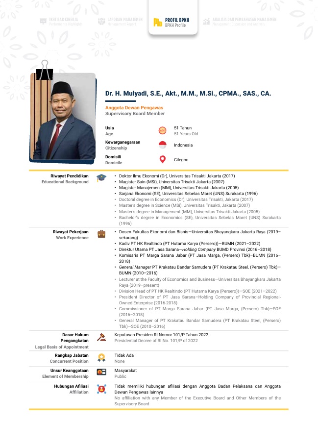 Biodata Mulyadi