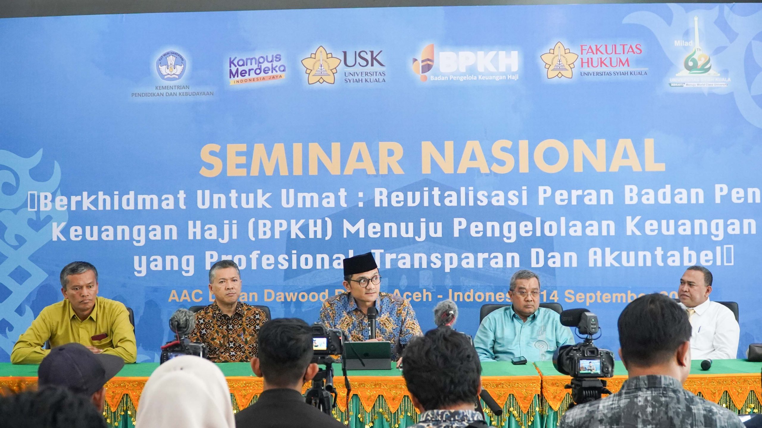 BPKH Gandeng Universitas Syiah Kuala Gelar Seminar Nasional Terkait Revitalisasi Peran BPKH dalam Pengelolaan Keuangan Haji