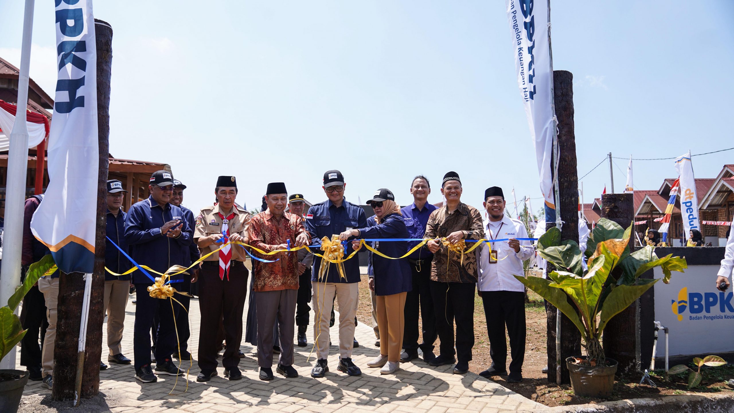 BPKH Resmikan Kampung Haji, Wujudkan Hunian Layak bagi Penyintas Bencana  di Sukabumi